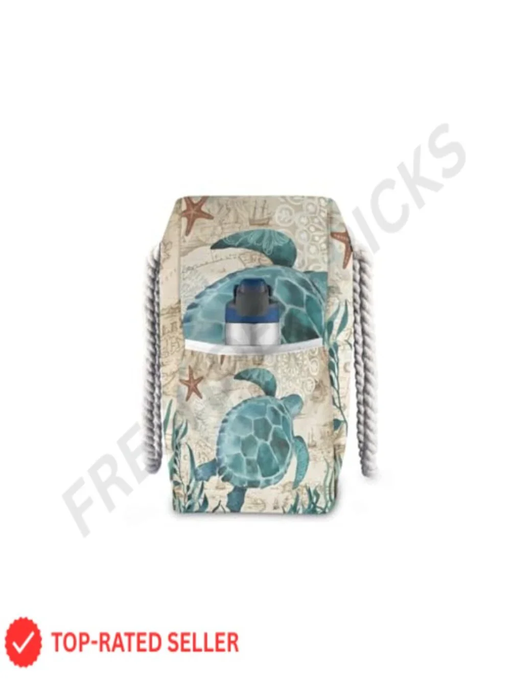 Canvas Tote Bag Water Resistant Beach Shoulder Gym Travel